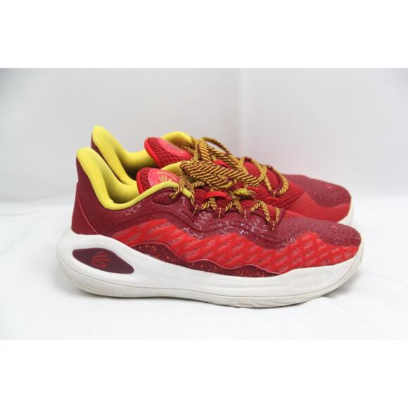 Under Armour Curry Flow X Fire Bruce Lee Basketball Shoes Size 5.5Y 3027577-600 - Picture 3 of 7